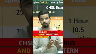 CHSL का Syllabus और Exam Pattern Prashant Sir English chsl prashantsir ssc motivation english [upl. by Annaiv643]