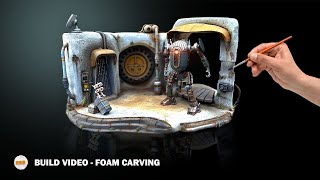 Foam Carved Diorama Build [upl. by Yuhas]