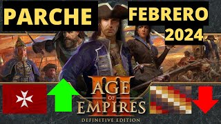 PARCHE de FEBRERO 2023 AGE OF EMPIRES 3 en español [upl. by Ahsuatal]