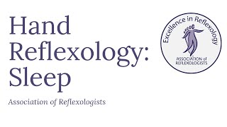 Hand Reflexology Sleep [upl. by Derzon]