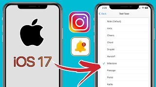 Come modificare laudio delle notifiche di Instagram su iPhone  iPad iOS 17  Nuovo metodo [upl. by Klinges]