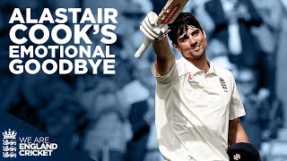 Try Not To Cry 😢  Cook’s Emotional Farewell  England v India 2018  England Cricket [upl. by Fee]