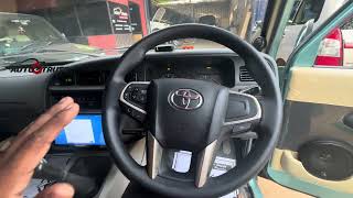 TOYOTA QUALIS Restoration work  steering wheel upgrading [upl. by Aennaej]