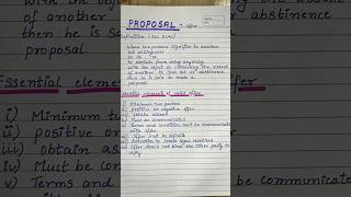 Proposal Indian contract act 1872 contractact1872 [upl. by Morgana]