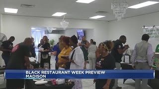 Madison Black Chamber of Commerce previews annual Black Restaurants Week celebrating Blackowned [upl. by Aurelea826]