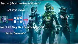 Dont waste your deep engrams try this instead Easy triple stat 100 Destiny 2 season of the deep [upl. by Etnuahc998]