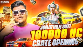 JONATHANGAMINGYT Forest Elf Suit amp Dodge Car Crate Opening in 1 Lakh UC💵 ft DynamoGaming [upl. by Iliam265]