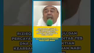 RIZIEQ SIHAB SETUJU TES DNA UNTUK VERIFIKASI KEABSAHAN HABIBrizieqsihabhabib [upl. by Neenaj]