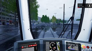 TramSim Console Edition  Rain Gameplay PS5 UHD 4K60FPS [upl. by Vogel853]