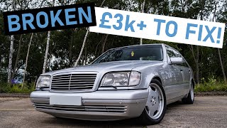 Everything broken on my Mercedes W140 S500 Business Edition  is this really the greatest Sclass [upl. by Fennessy]