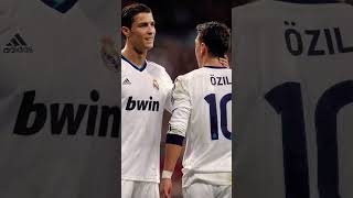 Ronaldo amp Ozil Friendship Goals football ronaldo cr7 cristiano ozil özil cristianoronaldo [upl. by Thorrlow]