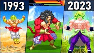 Broly in Dragon Ball Games 19932023 ブロリー LSSJSSJ4SSJ3SSJDBZDBSSDBH [upl. by Orford549]