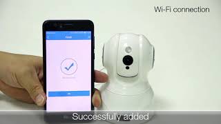 CACAGOO WIFI IP Camera 825 Connection network operation demonstration [upl. by Ier232]