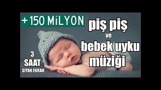 piş piş ve bebek uyku müziği MAVİ DÜŞLER NİNNİSİ Lullabies Lullaby 360p [upl. by Hainahpez]