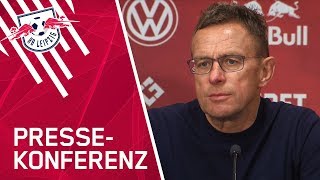 Die Pressekonferenz nach dem Heimsieg gegen Wolfsburg [upl. by Eiramacissej995]