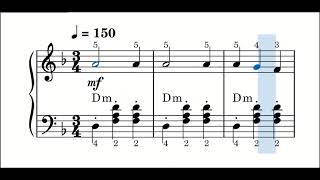 Tumbalalaika  טום־באַלאַלײַקע  sheet music for accordion beginner [upl. by Shuma]