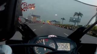 yamaha r25 high revving up to 15000 rpm with TUNEBOSS ECU [upl. by Nivre]