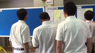 PAP candidates looking at nomination forms at Yishun Primary [upl. by Ayatnohs]