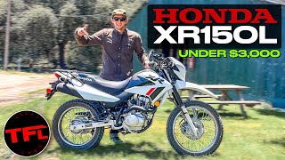 TrailReady Dual Sport for Under 3000 2023 Honda XR150L First Ride and Review [upl. by Cissiee]