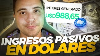 INGRESOS PASIVOS🔥 DIA a DIA EN DOLARES con NEXO  Joven Inversor [upl. by Bolen]