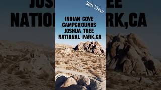 Stunning 360° Aerial View of Indian Cove Campground  Joshua Tree National Park California [upl. by Faulkner693]