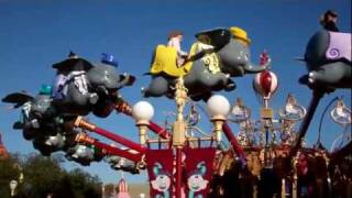 Dumbo the Flying Elephant at Walt Disney World Magic Kingdom [upl. by Sirtimed552]