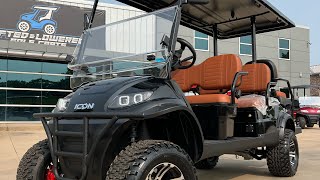 ICON Electric Vehicles LITHIUM Battery Golf Carts ECOBattery Lithium [upl. by Pasahow]