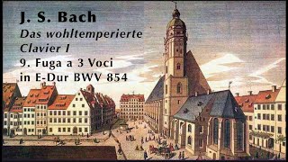 The Bach Manuscripts Lightness elegance and virtuosity Fugue in E Major WTC I BWV 854 [upl. by Eedna]