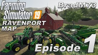 Farming Simulator 19 Lets Play  USA Map  Episode 1  How to get started [upl. by Ytak706]