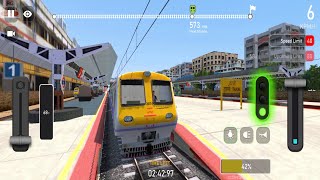 Indian Local Train Simulator Android Gameplay  Mumbai Local Train Game 2024  Train Wala Game [upl. by Bathelda]