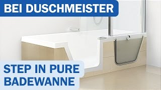 Duscholux StepIn Pure Badewanne Produktvorstellung [upl. by Yve]