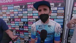 Simon Yates  Interview at the finish  Stage 2  Giro dItalia 2022 [upl. by Loveridge]