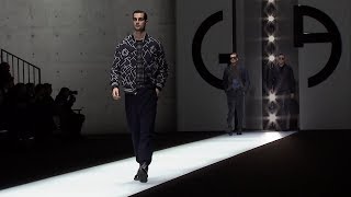 Giorgio Armani Fall Winter 201819 Mens Fashion Show [upl. by Ehav242]