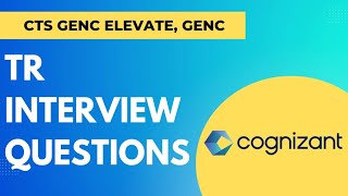 Cognizant Technical Interview Questions for freshers  CTS TR Questions  CTS Interview Experience [upl. by Yecnahc]