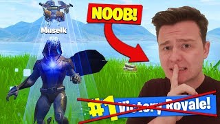 Muselk Is SECRETLY BAD At Fortnite Battle Royale [upl. by Dennison]