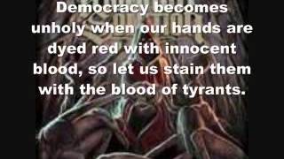 Molotov Solution  The Blood Of Tyrants Lyrics [upl. by Asnarepse611]