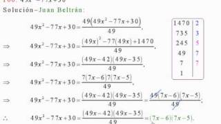 Descomposición en factores de expresiones algebraicas Baldor106100 a 102 [upl. by Enylrac733]