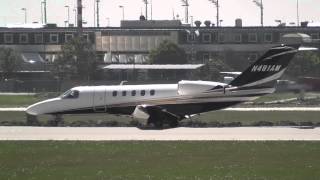 Double takeoff of this CJ4 at Munich Airport [upl. by Yevrah900]