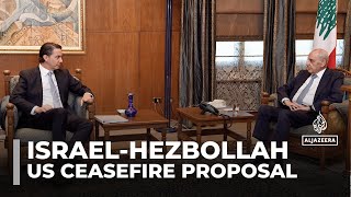 Hezbollah ready for ceasefire US envoy expected in Beirut in bid to advance talks [upl. by Attayek746]