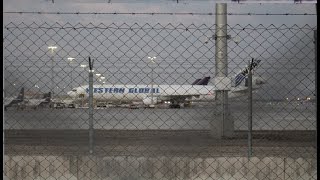 FedEx md11 and Western global md11 at ontario airport 2021 [upl. by Hardunn]