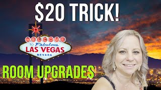 20 Trick LAS VEGAS  Upgrade Your Room [upl. by Ahsikit346]