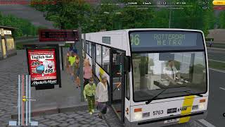 Vanhool AG300  4Door  Fake   De Lijn Vlaanderen  Brttrainz  Rotterdam Gouda  NL  OMSI 2 [upl. by Ahtibbat281]