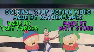 Stop motion south park PILOT intro [upl. by Ojillek]