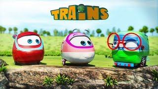 Videosammlung mit Loks Züge Trains  Animationsfilme für Kinder [upl. by Kilbride]