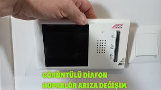 Görüntülü Diafon Hoparlör Arızası Değiştirme [upl. by Cazzie]