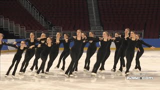 1600 athletes come to Wichita to compete in figure skating competition [upl. by Gomer]