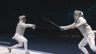 Aron Szilagyi Szilagyi Wins Fencing Sabre Gold  London 2012 Olympics [upl. by Aikmat]