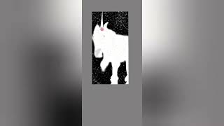 Ein Einhorn in Gedenken an Jonny unicorn einhorn picture mystery mythology art shorts video [upl. by Eiuol]