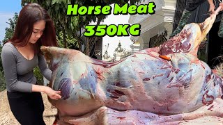 At the beginning of the month meet a master with the skill of filtering horse meat very quickly [upl. by Eerised]