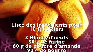 Les financiers aux amandes [upl. by Norod]